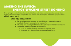 making the switch: energy-efficient street lighting