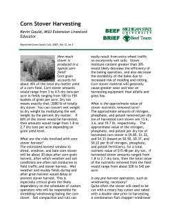 Corn Stover Harvesting