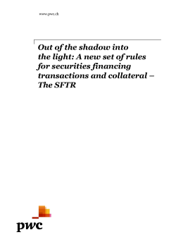 Out of the shadow into the light: A new set of rules for securities