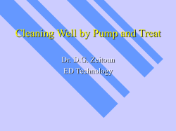 See Cleaning by pump and treat Presentation