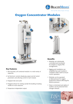 Oxygen Concentrator Modules