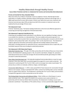 Mehan Handout #1 - Source Water Collaborative