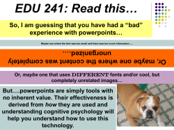 Introduction to Educational Psychology: Developing a Professional