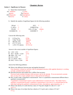 100 Chemistry Review Answers