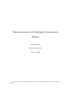 Macroeconomics with Intelligent Autonomous Agents