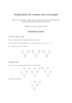 Scaling limits for random trees and graphs