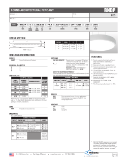 round architectural pendant