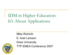 ppt - User Homepages @Drew University