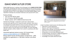 IDAHO MWR SUTLER STORE