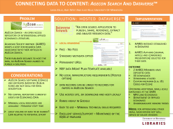 a free, hosted solution for social sciences data