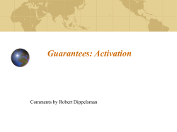 Guarantees