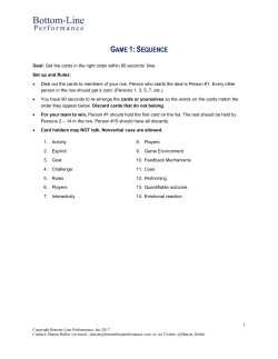 Play to Learn Workbook