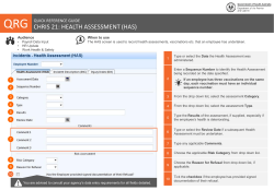 chris 21: health assessment (has)