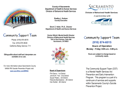 Community Support Team - Health and Human Services
