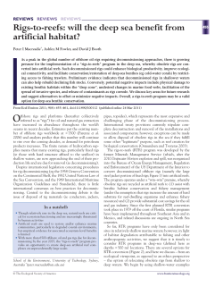 Rigs-to-reefs - Ecological Society of America