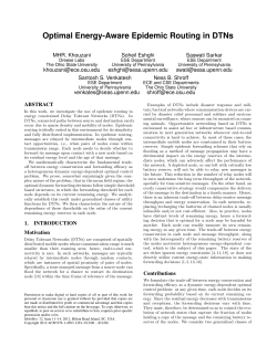 Optimal Energy-Aware Epidemic Routing in DTNs