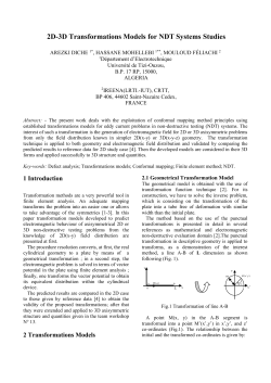 Development of Cartesian-Axisymmetric Transformations
