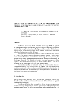 Application of Interference and IR Microscopy for