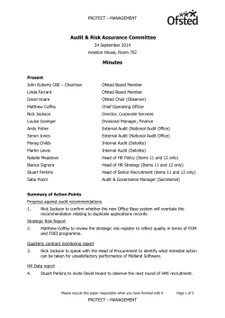 Audit Committee Minutes