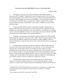 guidelines for using bop-dsd concepts in time series keys