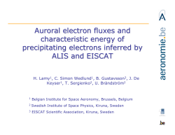 Auroral electron fluxes and characteristic energy of