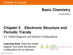 Electrons in Orbital Diagrams