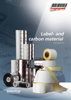 Label- and carbon material