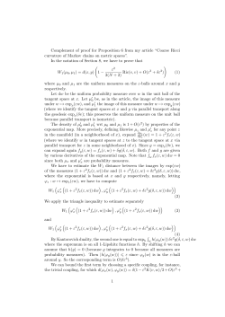 Complement of proof for Proposition 6 from my article &ldquo;Coarse Ricci