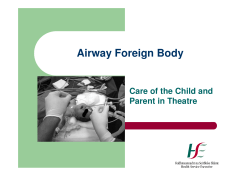 Airway Foreign Body - Cork University Hospital