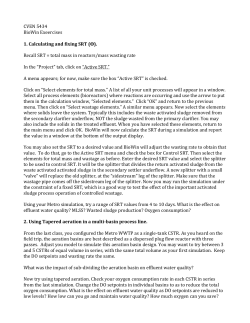 BioWin exercise 2