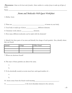 Atoms