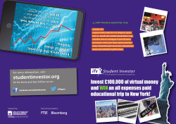 Invest &pound;100,000 of virtual money and WIN an all expenses paid