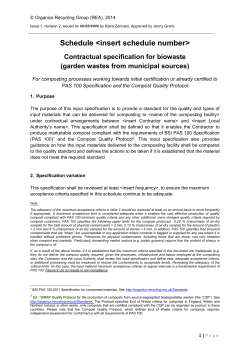 Garden wastes - Organics Recycling Group