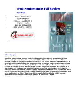 ePub Neuromancer Full Review