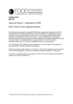 A1055_AppR - Food Standards Australia New Zealand