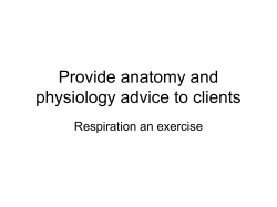 Provide anatomy and physiology advice to clients