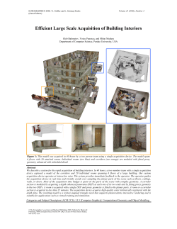 Efficient Large Scale Acquisition of Building Interiors