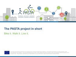 a 10-page - PASTA Project