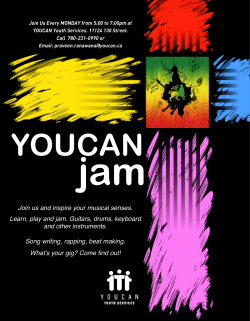 Join us and inspire your musical senses. Learn, play and jam