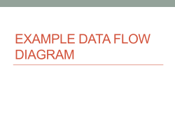 Example Data Flow Diagram