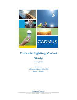 Colorado Lighting Market Study