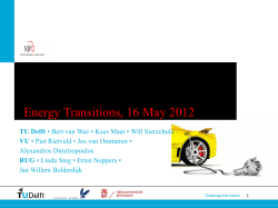 Electric vehicles: early stage adoption processes Energy Transitions