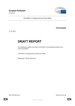 en en draft report - European Parliament