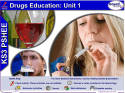 Drugs Education Unit 1