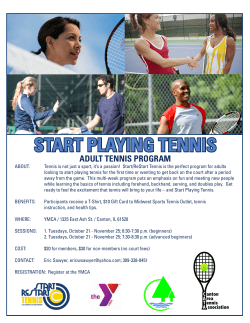 start playing tennis
