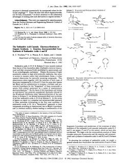 The Endiandric Acid Cascade. Electrocyclizations in Organic