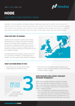 NODE Factsheet