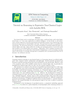 Tutorial on Reasoning in Expressive Non-Classical