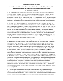 Presbytery of Annandale and Eskdale Here follows the full text of the