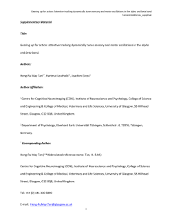 Gearing up for action: Attentive tracking dynamically tunes sensory